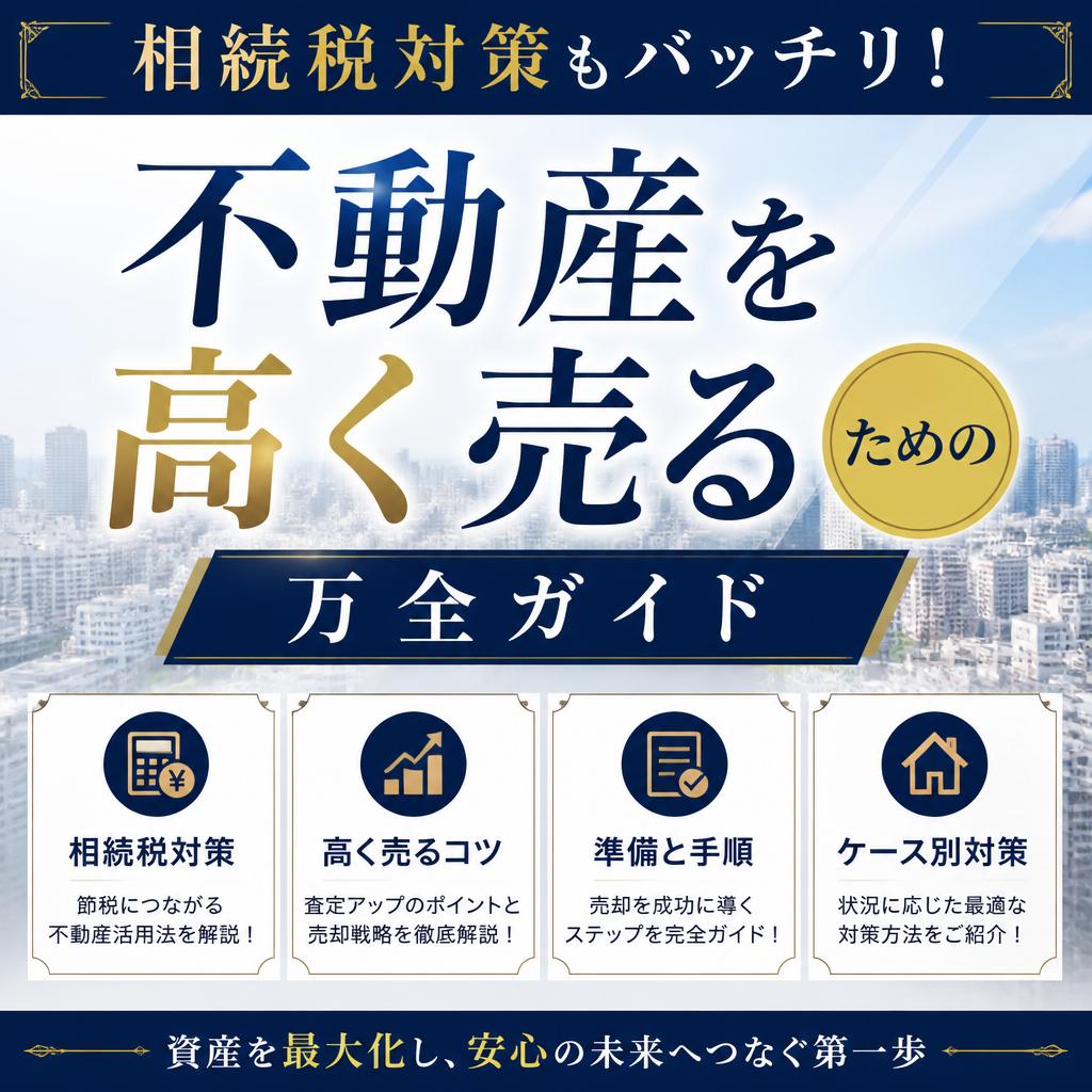 相続税対策もバッチリ！不動産を高く売るための万全ガイド