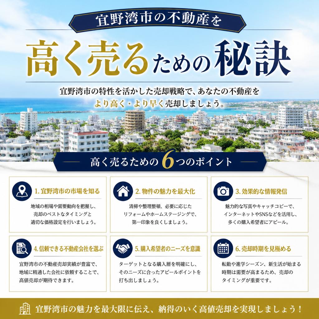 宜野湾市の不動産を高く売るための秘訣