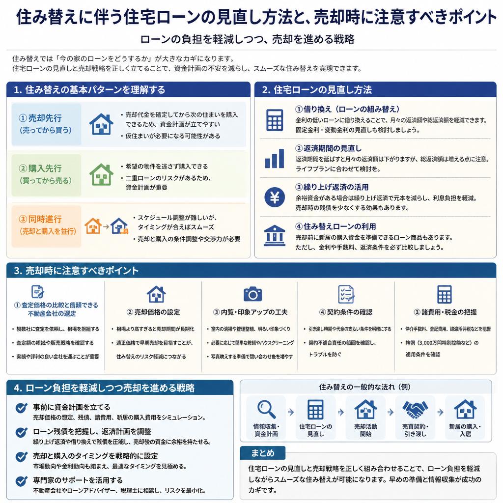 4. 住宅ローンの見直しと売却時の注意点