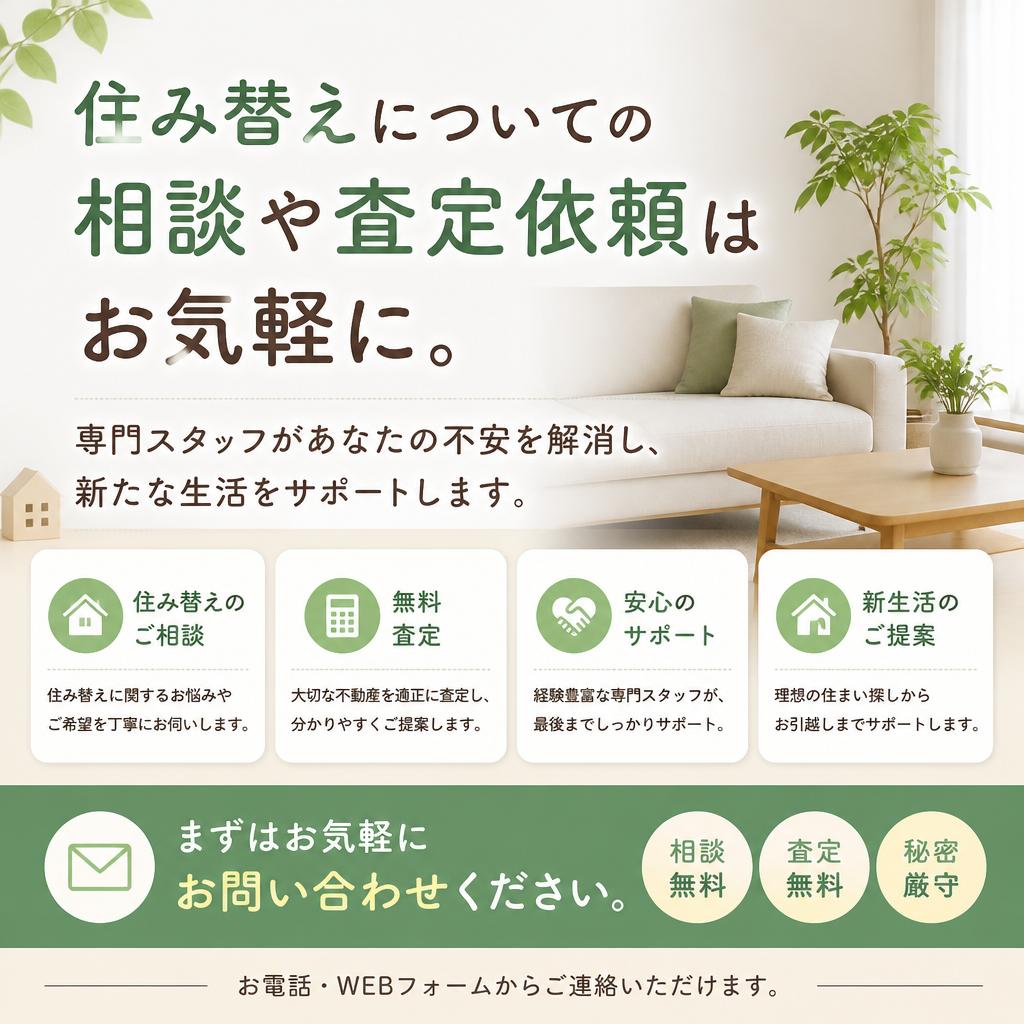 7. お問い合わせで新しい生活の第一歩を！