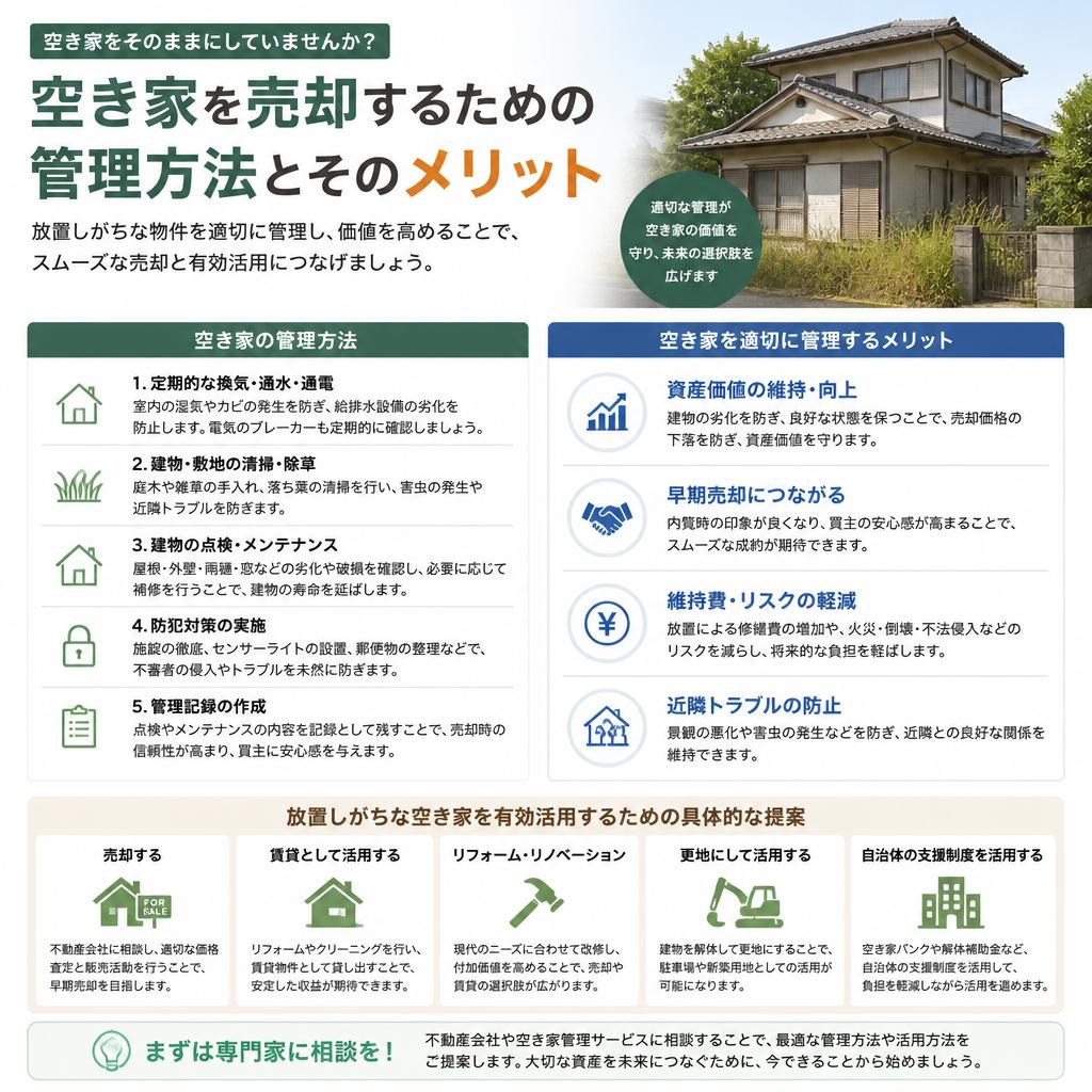 5. 空き家の管理と売却