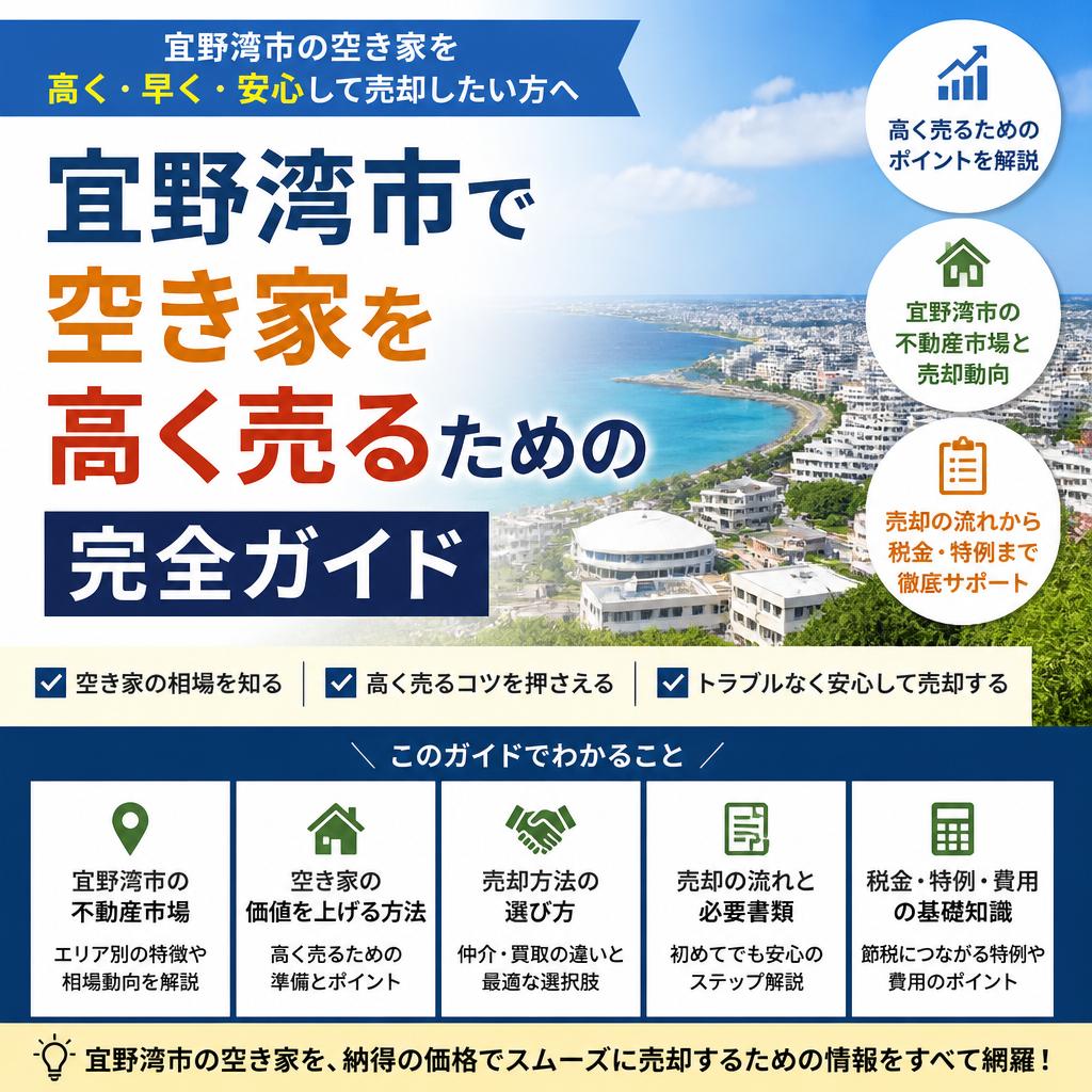 宜野湾市で空き家を高く売るための完全ガイド