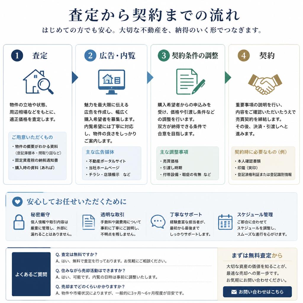 不動産売却の流れ