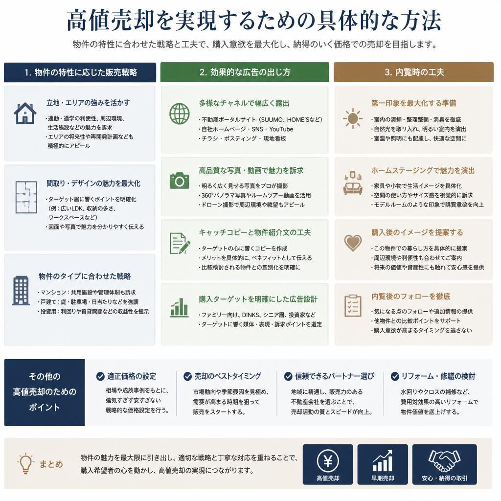 高く売るための販売戦略