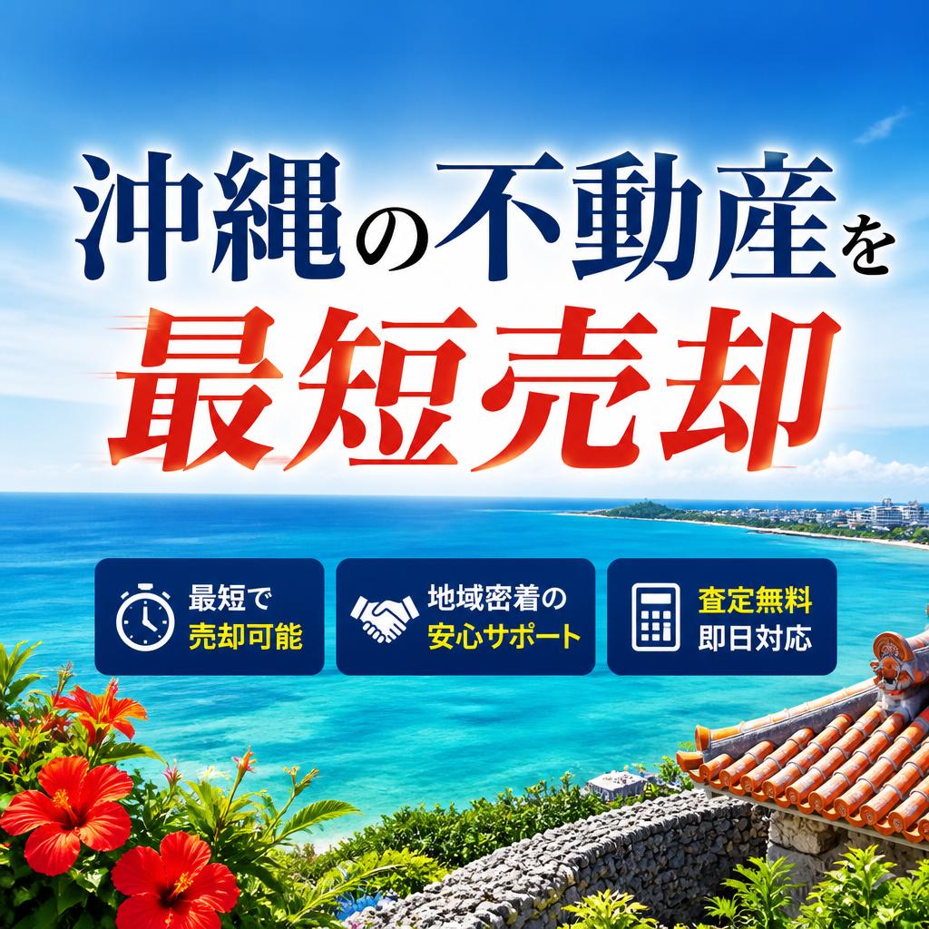 沖縄の不動産を最短売却