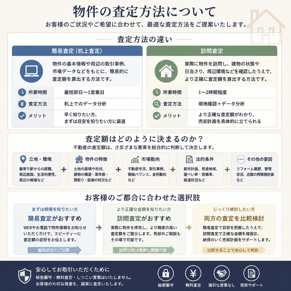 迅速かつ安心の査定サービス