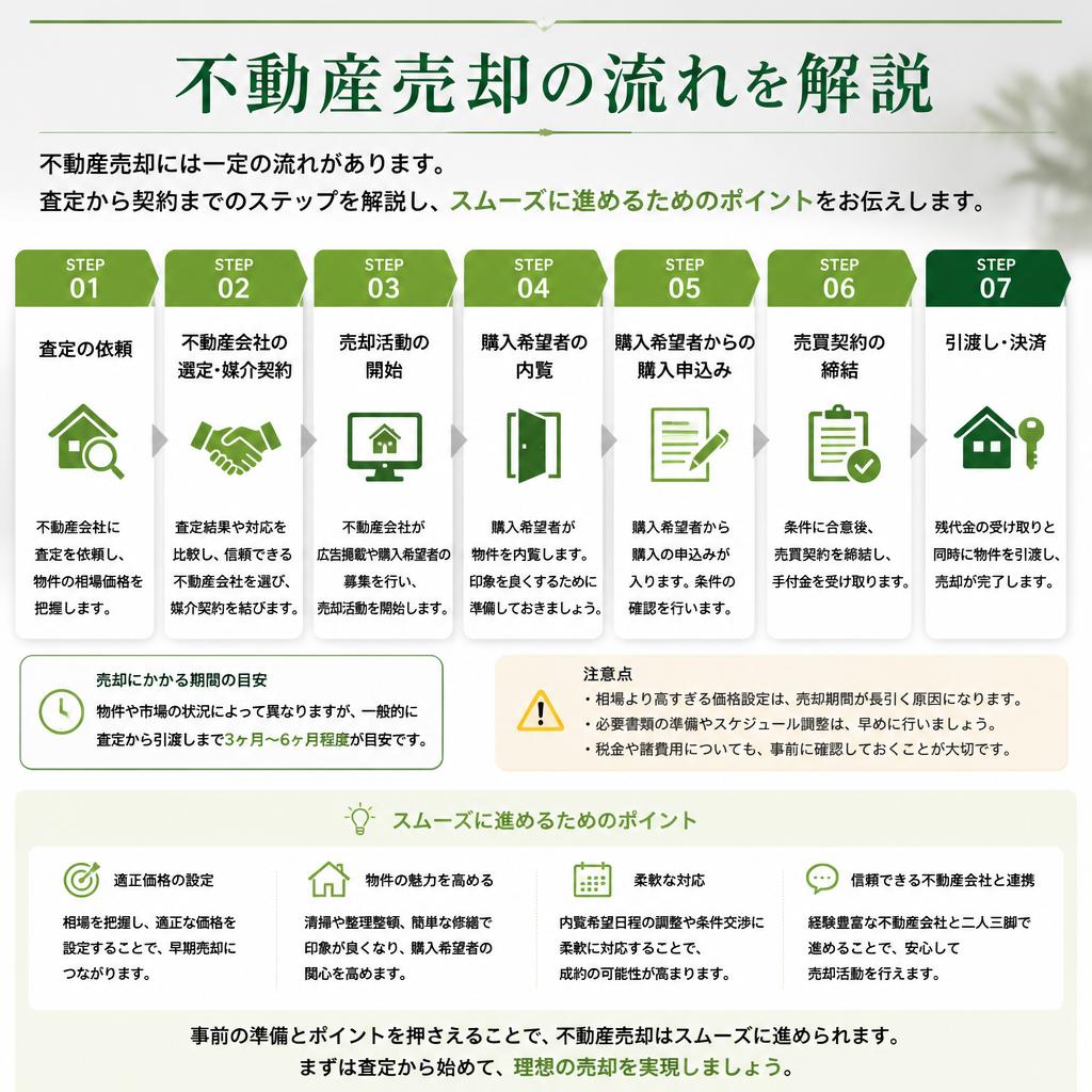 不動産売却の流れを把握しよう