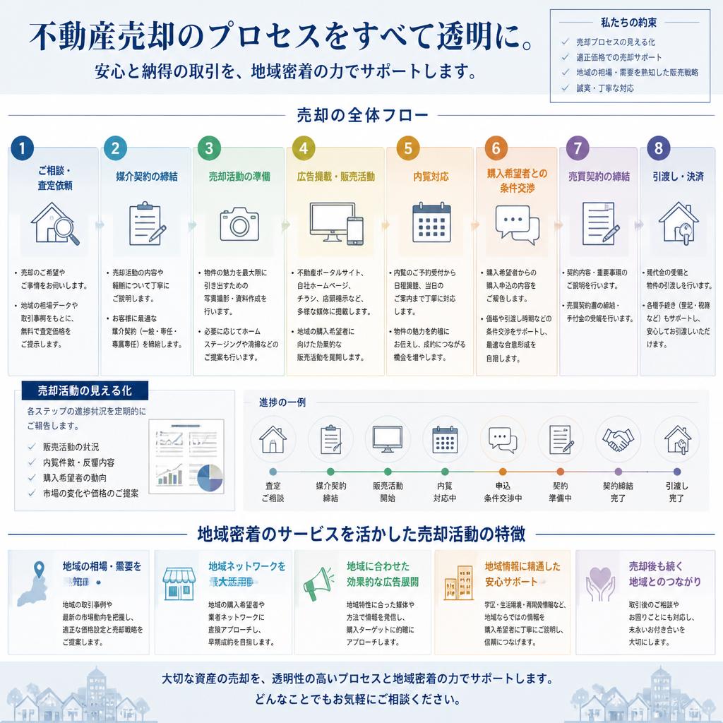 売却活動をスムーズに進めるために
