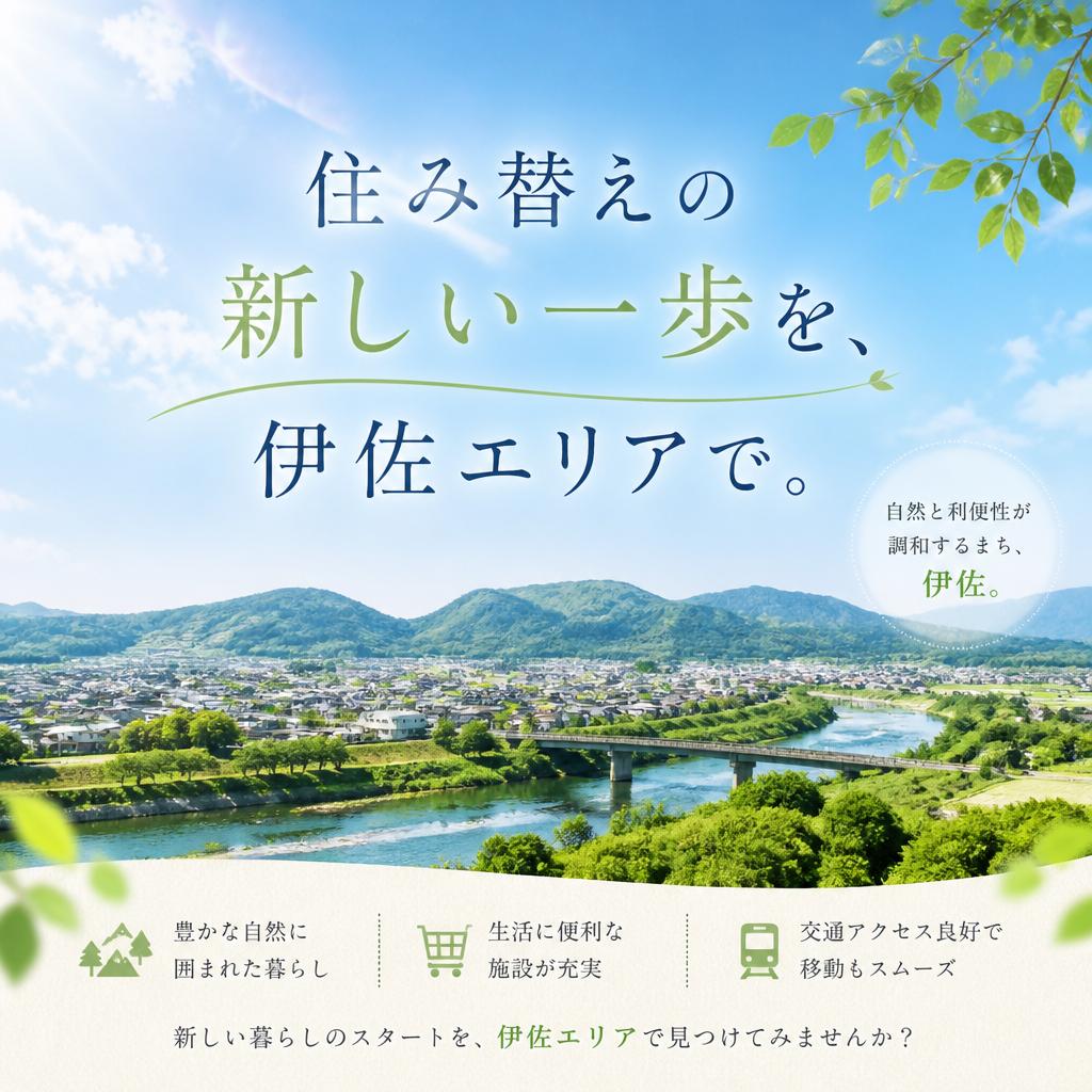 住み替えの新しい一歩を、伊佐エリアで。