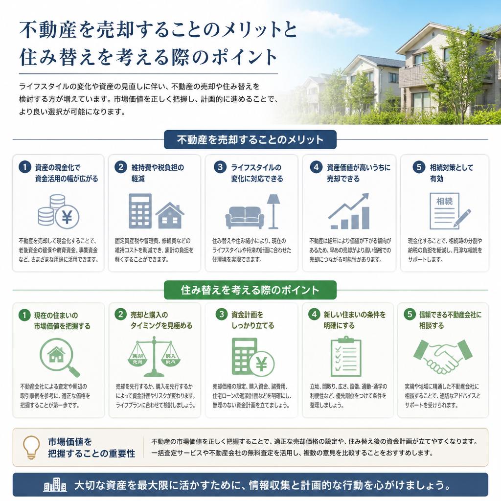 売却のメリットと住み替えのポイント