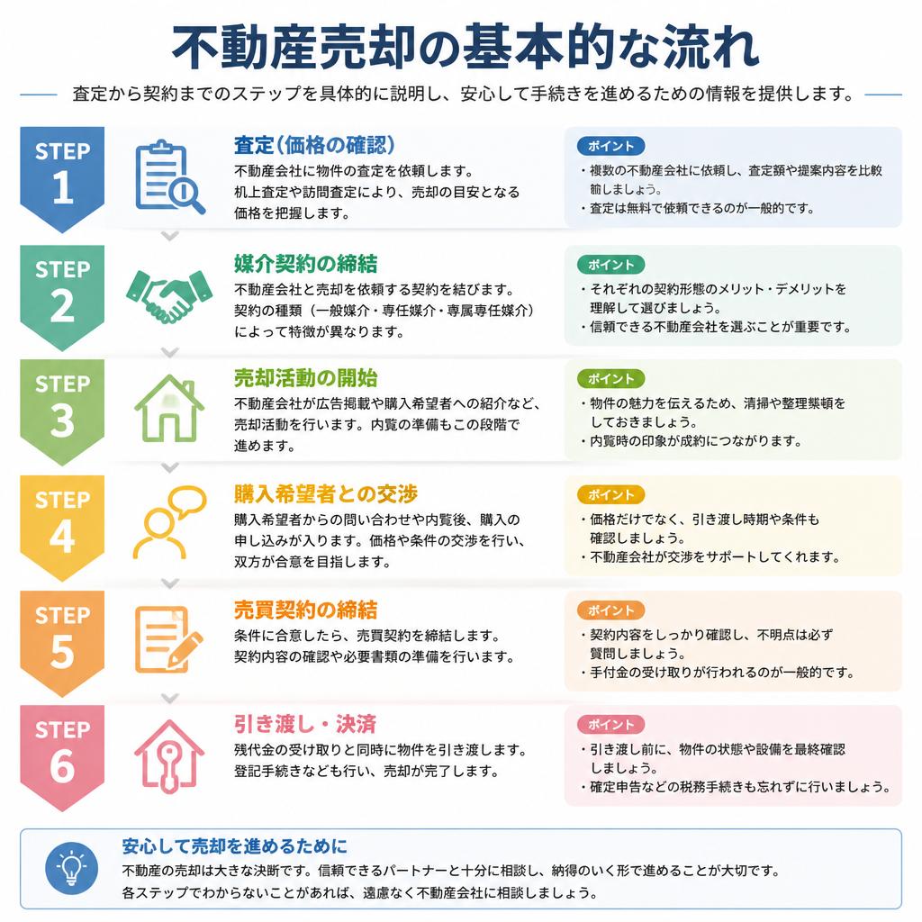 不動産売却の流れ