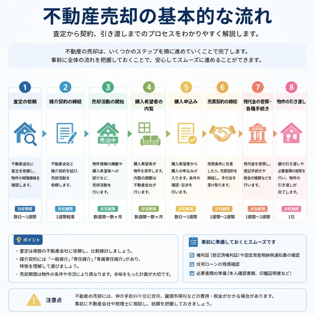 不動産売却の流れ