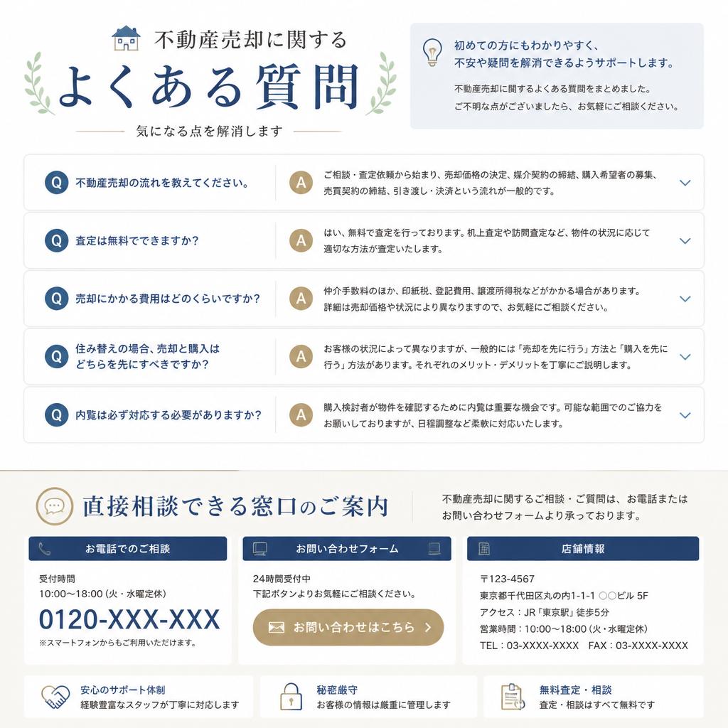 よくある質問と相談窓口