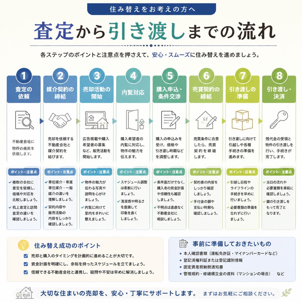 住み替えの流れとポイント