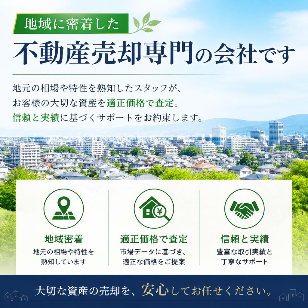 地域密着型の信頼できるサポート
