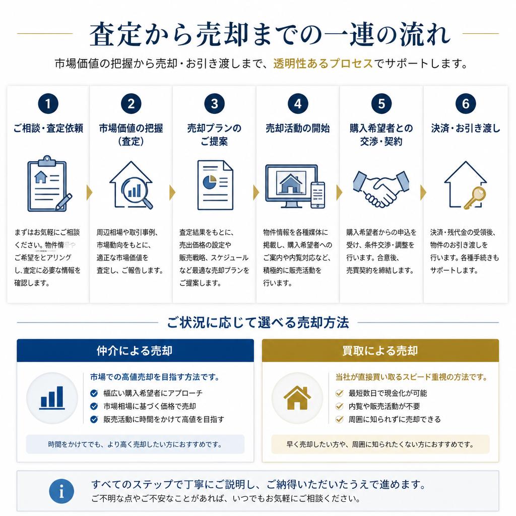 不動産売却の流れ