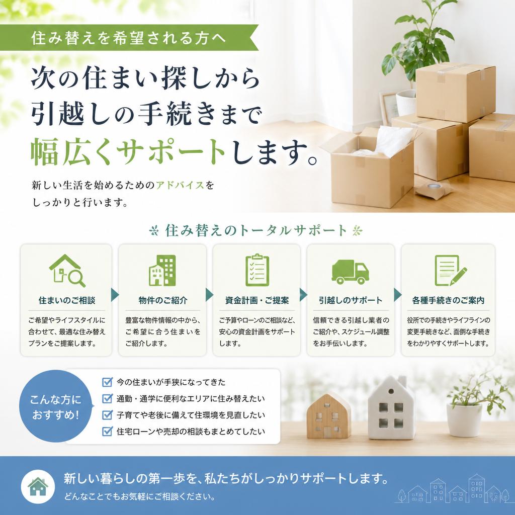 住み替えを円滑に進めるためのアドバイス
