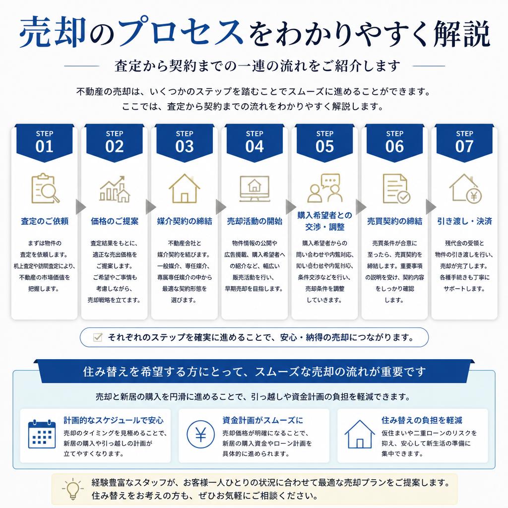 不動産売却の流れ