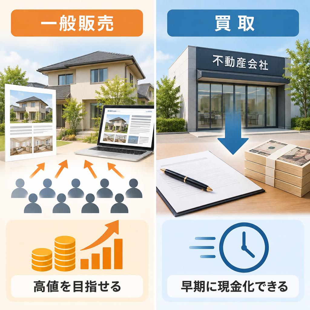 価格重視?スピード重視?一般販売と買取を比べて選ぶ